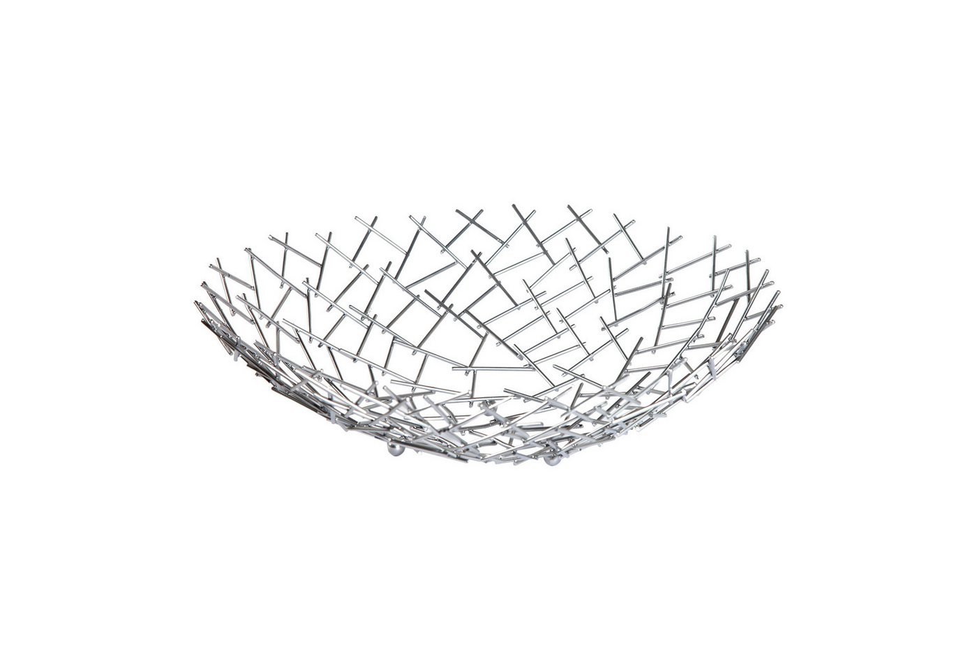 riess-ambiente Dekoschale STRUCTURE 45cm silber, im Modern Design riess-ambiente Dekoschale STRUCTURE 45cm silber, im Modern Design von riess-ambiente