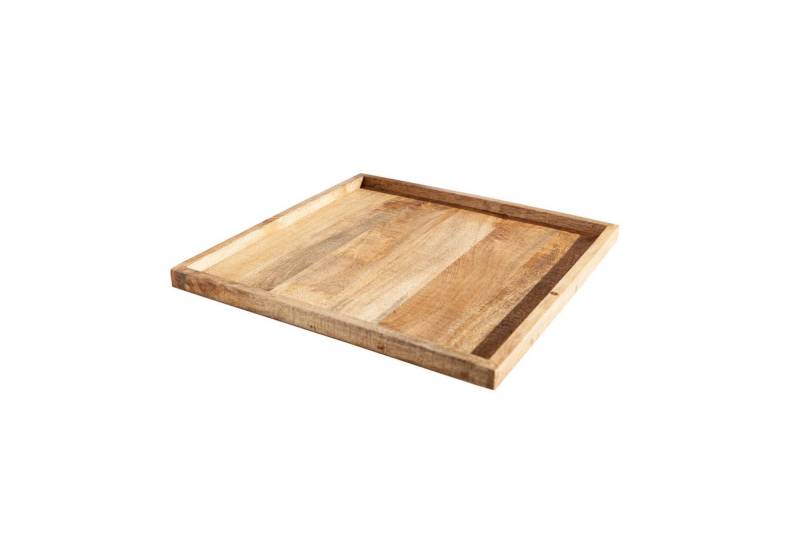 riess-ambiente Dekotablett MAKASSAR 50cm natur, aus Massivholz von riess-ambiente