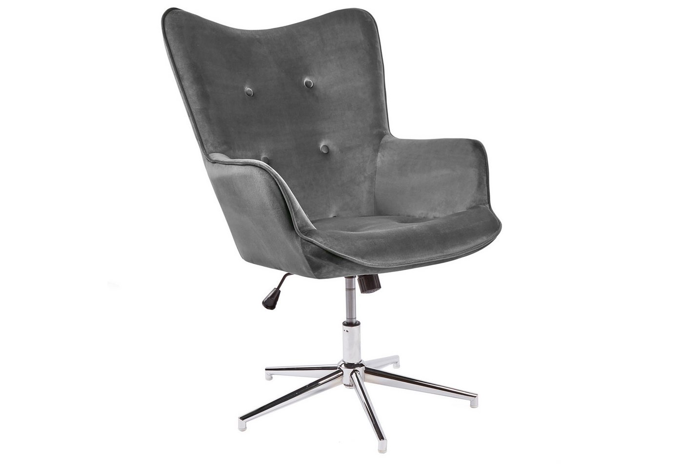 riess-ambiente Drehsessel MR. LOUNGER grau, mit Samt-Bezug riess-ambiente Drehsessel MR. LOUNGER grau, mit Samt-Bezug von riess-ambiente