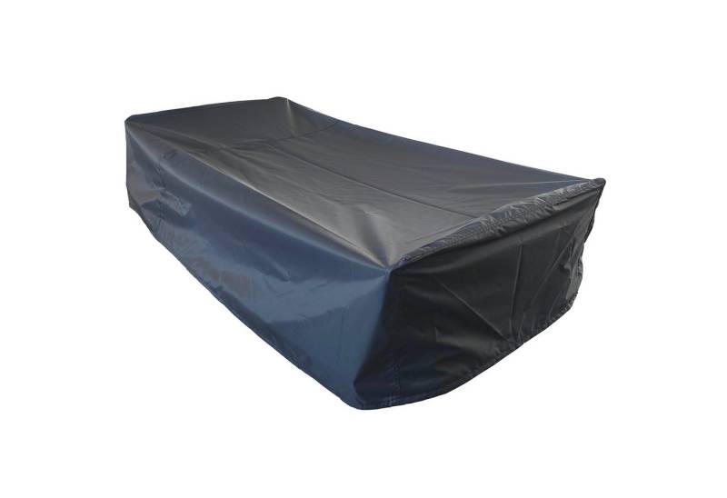 riess-ambiente Gartenmöbel-Schutzhülle PRESTIGE PROTECT 210cm anthrazit · rechteckige Schutzhaube für Möbel (Einzelartikel, 1-St), Abdeckung aus witterungsbeständigem Gewebe · für Outdoor-Sonnenliegen von riess-ambiente