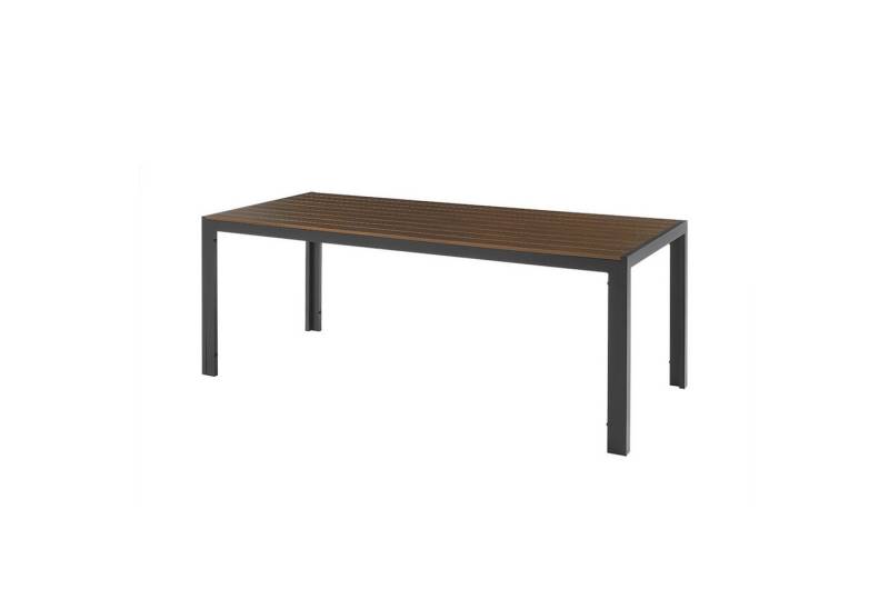 riess-ambiente Gartentisch DESIGNO 205cm dunkelbraun / schwarz (Einzelartikel, 1-St), wetterfest · Aluminium · Outdoor · Terrasse · bis 8 Personen · Design von riess-ambiente