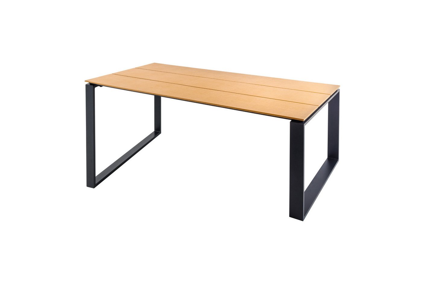riess-ambiente Gartentisch FLOATING 210cm natur / schwarz (Einzelartikel, 1-St), Garten · Metall · Outdoor · Terrasse · Industrial Design von riess-ambiente