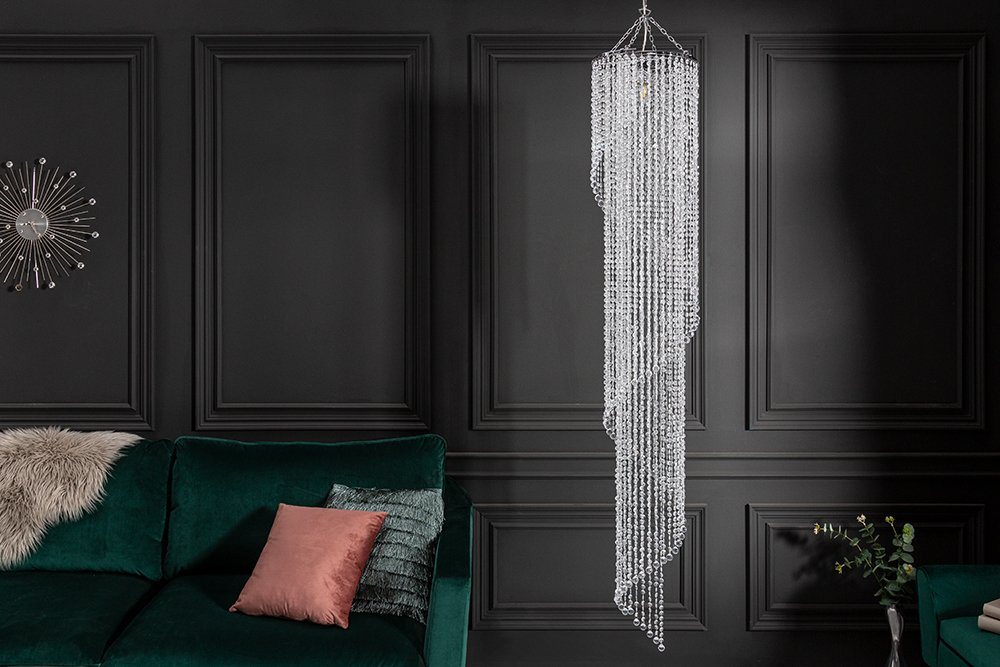 riess-ambiente Hängeleuchte BIG STRASS L 160cm klar, ohne Leuchtmittel, Wohnzimmer · Acryl · Schlafzimmer · Barock Design von riess-ambiente