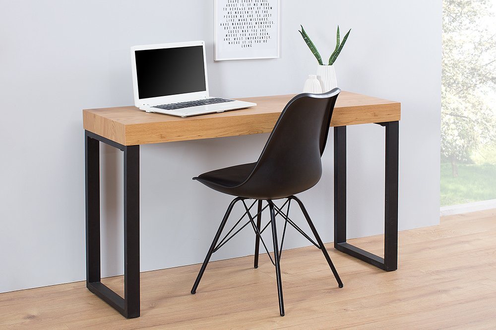 riess-ambiente Konsolentisch OAK DESK 120cm natur, Eichen-Optik · Konsole · Bürotisch · Retro von riess-ambiente