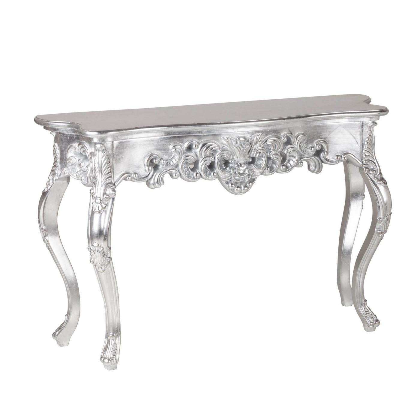 riess-ambiente Konsolentisch VENICE 110cm silber, Wohnzimmer · Holz · Anrichte · Handarbeit · Flur · Barock Design von riess-ambiente