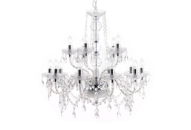 riess-ambiente Kronleuchter CRYSTAL 80cm klar, ohne Leuchtmittel, Hängelampe · Wohnzimmer · Acryl · Schlafzimmer · Barock Design von riess-ambiente