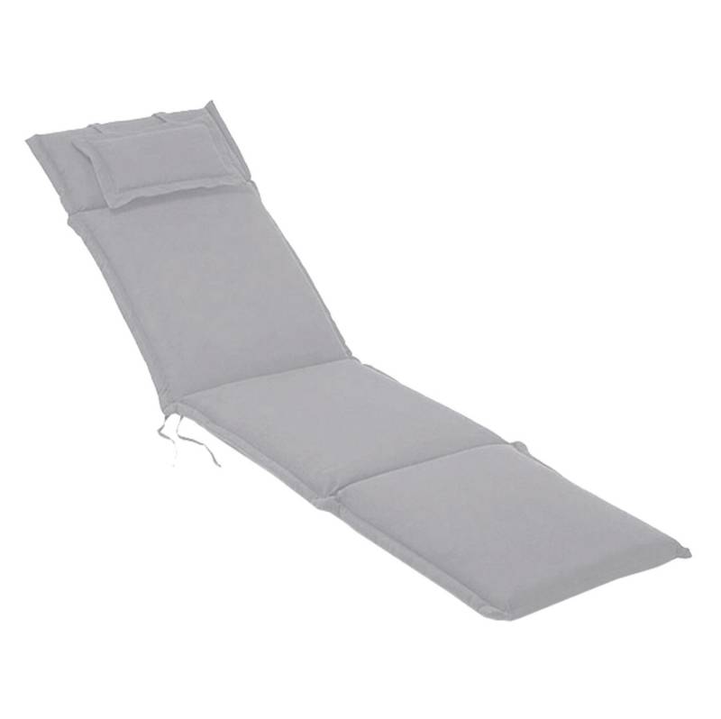 riess-ambiente Liegenauflage ROG 45x186cm taupe – Sitzkissen, Polster-Auflage, (Einzelartikel, 1 St), bequemes Outdoor-Auflagekissen – ideal für Deckchair & Gartenliege von riess-ambiente
