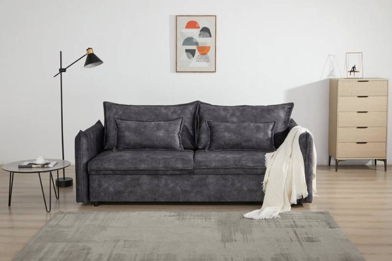 riess-ambiente Schlafsofa APARTMENT 215cm beige · Samt, inkl. Kissen, verstellbare Rückenlehne, Einzelartikel 1 Teile, 3-Sitzer-Couch mit Bettfunktion - ideal für Wohn- oder Gästezimmer riess-ambiente Schlafsofa APARTMENT 215cm beige · Samt, inkl. Kissen, verstellbare Rückenlehne, Einzelartikel 1 Teile, 3-Sitzer-Couch mit Bettfunktion - ideal für Wohn- oder Gästezimmer von riess-ambiente