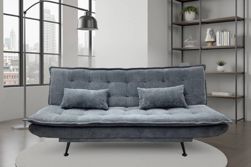 riess-ambiente Schlafsofa JAZZ 195cm grau – 3-Sitzer Sofa mit Bettfunktion, Cordbezug, modern, Einzelartikel 1 Teile, komfortable Ausziehcouch mit Polsterung – ideal fürs Gästezimmer riess-ambiente Schlafsofa JAZZ 195cm grau – 3-Sitzer Sofa mit Bettfunktion, Cordbezug, modern, Einzelartikel 1 Teile, komfortable Ausziehcouch mit Polsterung – ideal fürs Gästezimmer von riess-ambiente