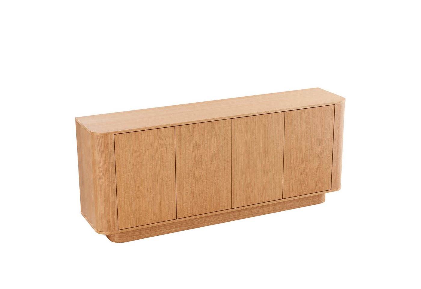 riess-ambiente Sideboard VALHALLA WOOD 180cm natur – Eichenholz-Optik, modern, Design (Einzelartikel, 1 St), stylische Kommode mit Stauraum – ideal für Wohnzimmer & Schlafzimmer von riess-ambiente