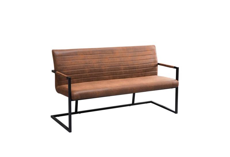 riess-ambiente Sitzbank LOFT 160cm vintage braun, mit Microfaser-Bezug riess-ambiente Sitzbank LOFT 160cm vintage braun, mit Microfaser-Bezug von riess-ambiente