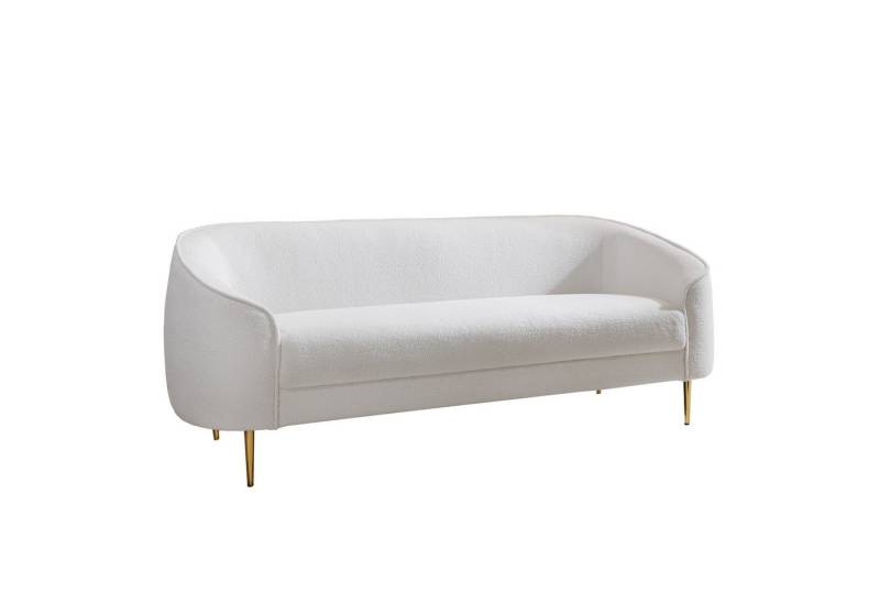 riess-ambiente Sofa DIVA 205cm weiß, Einzelartikel 1 Teile, Wohnzimmer · Bouclé · Metall · 3-Sitzer · Federkern · Retro Design riess-ambiente Sofa DIVA 205cm weiß, Einzelartikel 1 Teile, Wohnzimmer · Bouclé · Metall · 3-Sitzer · Federkern · Retro Design von riess-ambiente