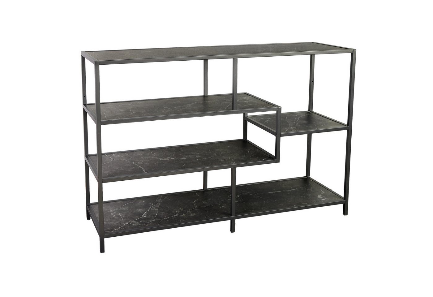 riess-ambiente Standregal SLIM LINE 115cm graphit / schwarz, Einzelartikel 1-tlg., Wohnzimmer · Design · Metall · mit Ablage · Industrial riess-ambiente Standregal SLIM LINE 115cm graphit / schwarz, Einzelartikel 1-tlg., Wohnzimmer · Design · Metall · mit Ablage · Industrial von riess-ambiente