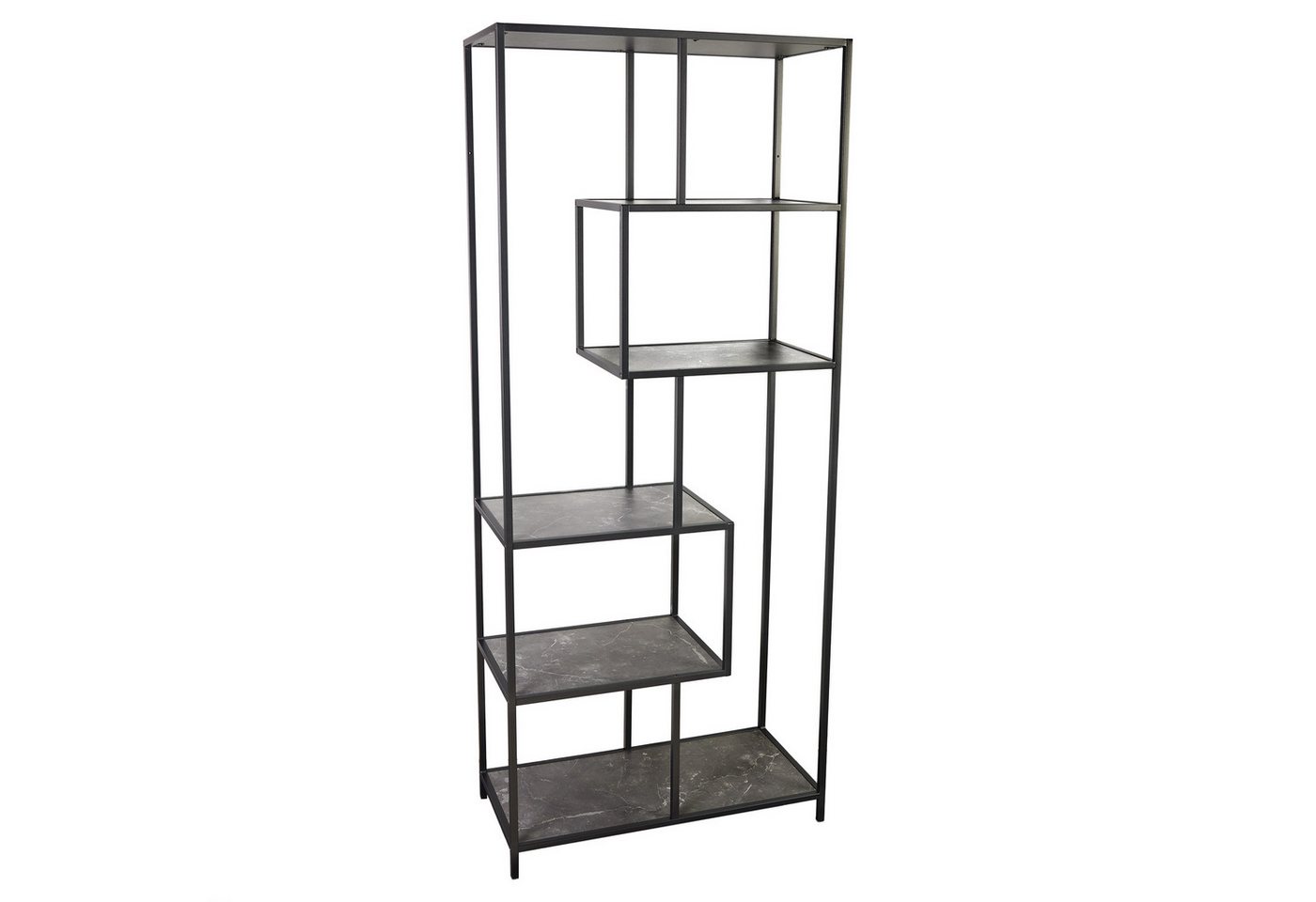 riess-ambiente Standregal SLIM LINE 185cm graphit / schwarz, Einzelartikel 1-tlg., Wohnzimmer · Design · Metall · mit Ablage · Industrial riess-ambiente Standregal SLIM LINE 185cm graphit / schwarz, Einzelartikel 1-tlg., Wohnzimmer · Design · Metall · mit Ablage · Industrial von riess-ambiente