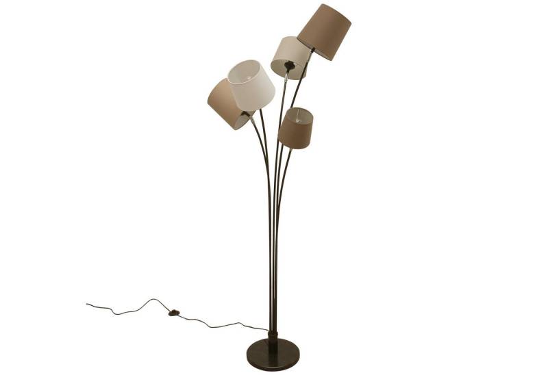 riess-ambiente Stehlampe LEVELS 176cm weiß / beige / braun, ohne Leuchtmittel, Wohnzimmer · Metall · Leinen · Marmor · Retro riess-ambiente Stehlampe LEVELS 176cm weiß / beige / braun, ohne Leuchtmittel, Wohnzimmer · Metall · Leinen · Marmor · Retro von riess-ambiente