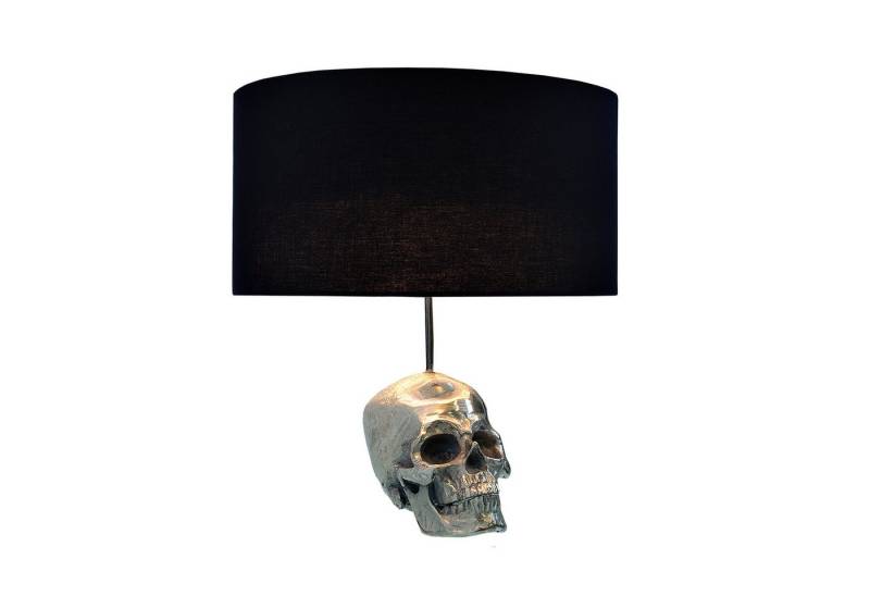 riess-ambiente Tischleuchte SKULL 44cm schwarz / silber, ohne Leuchtmittel, Wohnzimmer · Stoff · Metall · Totenkopf · Modern Design riess-ambiente Tischleuchte SKULL 44cm schwarz / silber, ohne Leuchtmittel, Wohnzimmer · Stoff · Metall · Totenkopf · Modern Design von riess-ambiente