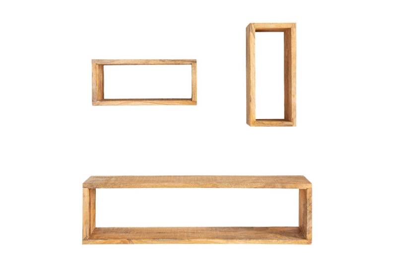 riess-ambiente Wandregal HEMINGWAY 94cm natur, aus Massivholz von riess-ambiente