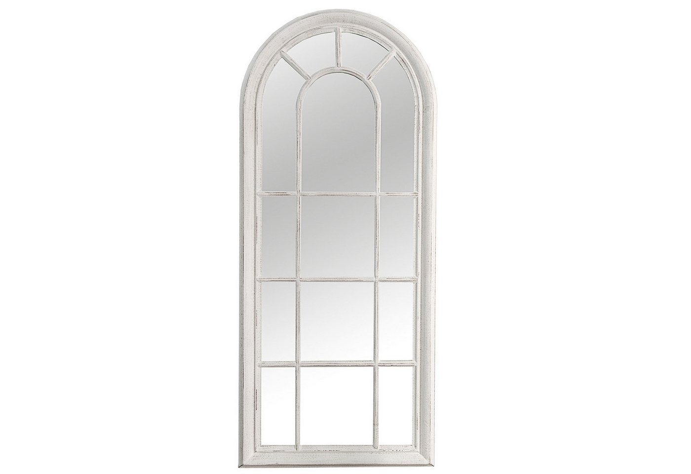 riess-ambiente Wandspiegel CASTILLO 140cm creme (Einzelartikel, 1-St), Wohnzimmer · halbrund · Holz · mit Rahmen · groß · Deko von riess-ambiente