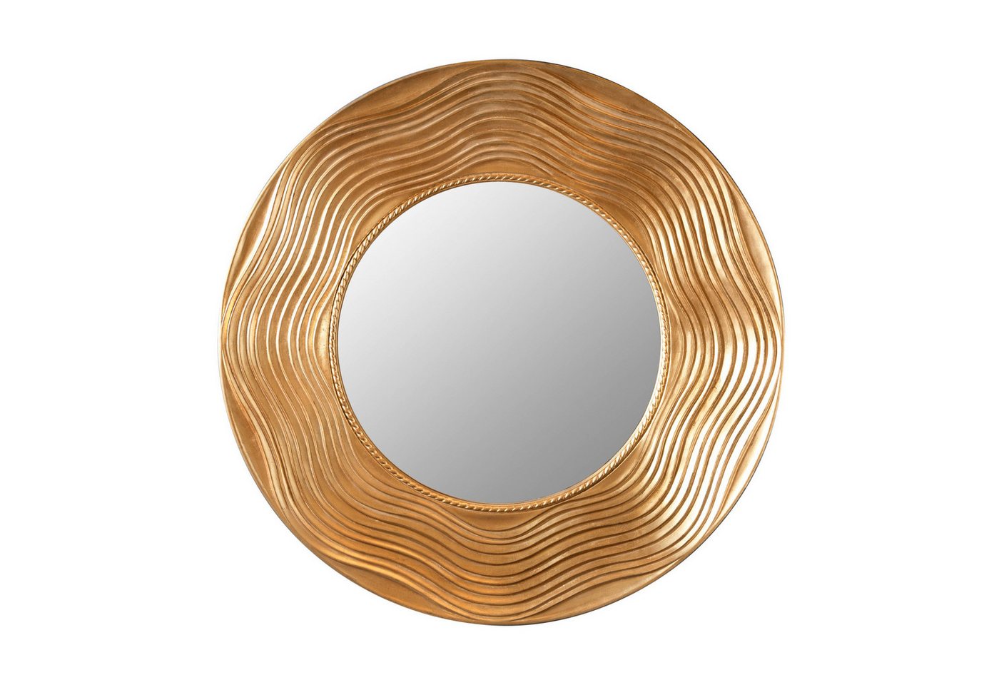 riess-ambiente Wandspiegel CIRCLE 100cm gold, Rahmen aus Massivholz riess-ambiente Wandspiegel CIRCLE 100cm gold, Rahmen aus Massivholz von riess-ambiente
