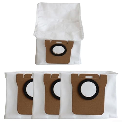 Ersatz-Staubsaugerbeutel für Xiaomi Roboter-Staubsauger, kompatibel mit X10 X10+ X20+ X20 Pro X20 Max M30 M30 Pro M30S M40 B116 Modelle, 3,5 l, große Kapazität, Weiß, 4 Stück Ersatz-Staubsaugerbeutel für Xiaomi Roboter-Staubsauger, kompatibel mit X10 X10+ X20+ X20 Pro X20 Max M30 M30 Pro M30S M40 B116 Modelle, 3,5 l, große Kapazität, Weiß, 4 Stück von rigyeg