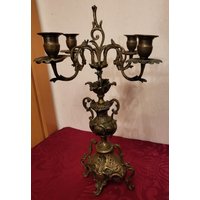 Kerzenständer Jugendstil Messing 4Armig Alterspatina Ca. 2, 2Kg Kerzenständer Jugendstil Messing 4Armig Alterspatina Ca. 2, 2Kg von rippchensvintageshop