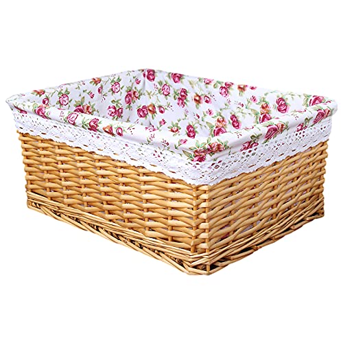 rismart Weidenkorb Rattan Körbe für Snacks Brote Portion Lager Handgefertigt Dekorativ Schüssel Gold rismart Weidenkorb Rattan Körbe für Snacks Brote Portion Lager Handgefertigt Dekorativ Schüssel Gold von rismart