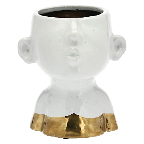 rituali domestici - Cachepot in Gold in Größe M - Wohnkultur, Cachepot - Linie Eiofisio - Geschenkidee - Steinware - 15,5 x 15 x 17 cm rituali domestici - Cachepot in Gold in Größe M - Wohnkultur, Cachepot - Linie Eiofisio - Geschenkidee - Steinware - 15,5 x 15 x 17 cm von rituali domestici