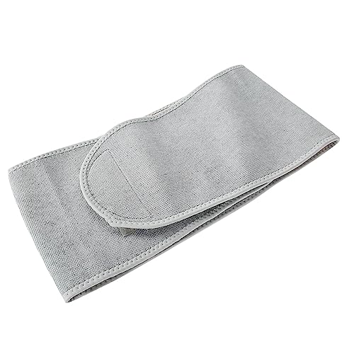 Warmer Taillengürtel, Lendenwirbelstützgürtel für Herren und Damen, Bambuskohlefaser, warm, atmungsaktiv, Taillenbandage, Bauchpflege, Bauch, Taillengürtel, Gymnastik, Grau(M) von riuty