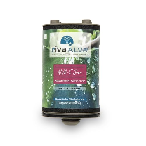 rivaALVA-S Jova Wasserhahnfilter 2in1 Kartusche - Blockaktivkohle plus HighTech-Membran - Filtert Schadstoffe plus 99,99% Bakterien und Viren von rivaALVA