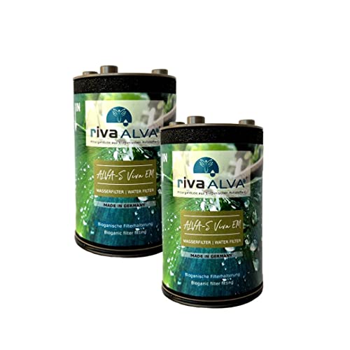 rivaALVA-S Viva EM, 2er-Set Ersatzkartuschen für ALVA-S mit Blockativkohle und EM-Keramik, 10 µ NEW! rivaALVA-S Viva EM, 2er-Set Ersatzkartuschen für ALVA-S mit Blockativkohle und EM-Keramik, 10 µ NEW! von rivaALVA