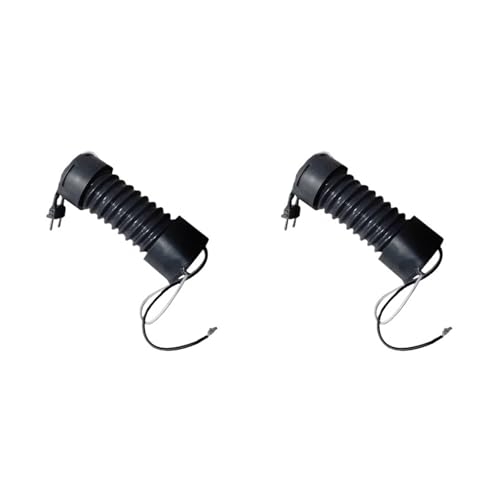 rjpbk 2 x Staubsaugerschlauch, passend for Dreame V12 V12pro T10 T20 T30 Bodenbürsten-Reparaturzubehör, Bodenbürste, Schwarz Staubabsaugschlauch von rjpbk