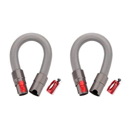 rjpbk 2 x Staubsaugerschlauch, passend for Dyson, V15, V11, V10, V7, Verlängerungsschlauch und Halter for den Auslöseschalter Staubabsaugschlauch von rjpbk