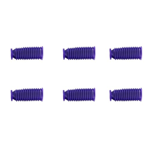 rjpbk 6X Staubsaugerschlauch, passend for Dyson, V7 V8 V10 V11 Trommelsaugschlauch, Blaue Armaturen, Ersatzteile Staubabsaugschlauch von rjpbk