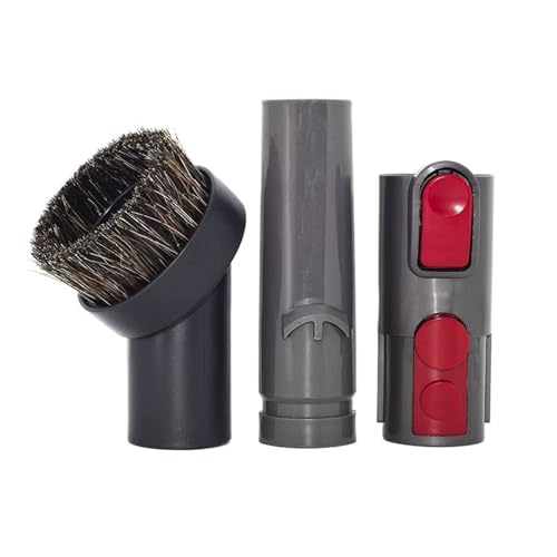 rjpbk Staubsaugerschlauch, passend for Dyson, V15 V11 V10 V8 V7 V6, Ersatz-Pferdehaar, 1,25 Zoll, Staubsaugerbürsten-Aufsatzadapter Staubabsaugschlauch(Set 1) von rjpbk