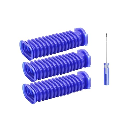 rjpbk Staubsaugerschlauch, passend for Dyson, V6 V7 V8 V10 V11, Blauer Rollen-Saugschlauch, Ersatzteil, Haushaltsreinigungszubehör Staubabsaugschlauch(4pcs) von rjpbk