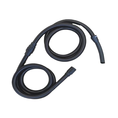 rjpbk Staubsaugerschlauch, passend for Karcher WD2 WD3 WD4 WD6 Saugschlauchverlängerung, geeignet for Nass- und Trockenverlängerung, kompatibel Staubabsaugschlauch(Black 2.5M) von rjpbk