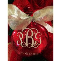 Glitzer Monogramm Christbaumschmuck von rlessabenavidez