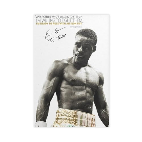 rlfnde Errol Spence Jr. "The Truth" Zitat Fotodruck Poster Leinwand Poster Schlafzimmer Dekor Landschaft Büro Zimmer Dekor Geschenk 40 x 60 cm von rlfnde