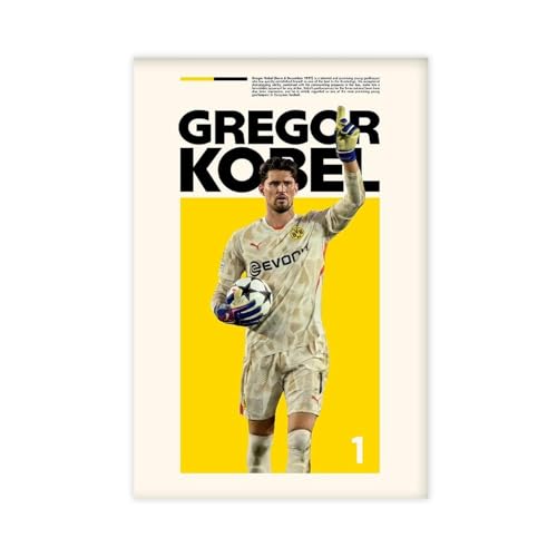 rlfnde Gregor Kobel Poster auf Leinwand, Wandkunst, Dekordruck, Bild Gemälde für Wohnzimmer, Schlafzimmer, Dekoration, 30 x 45 cm von rlfnde