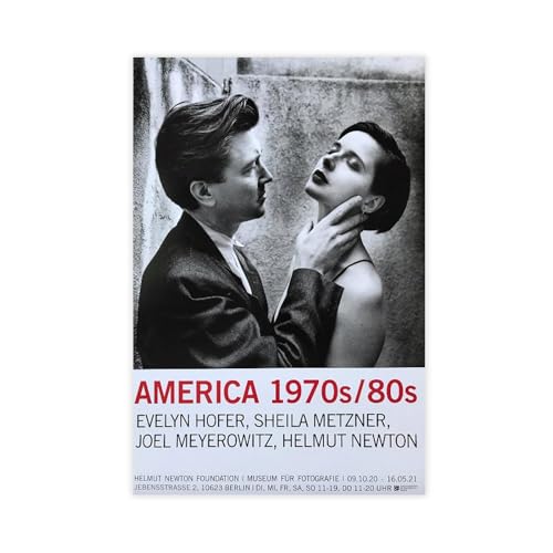 rlfnde Helmut Newton, David Lynch, Isabella Rossellini, Original-Ausstellungsposter, Leinwand-Poster, Schlafzimmer, Dekoration, Landschaft, Büro, Raumdekoration, Geschenk, 30 x 45 cm von rlfnde