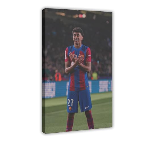 rlfnde Yamal Barcelona – Poster auf Leinwand, Wandkunst, Dekordruck, Bild Gemälde für Wohnzimmer, Schlafzimmer, Dekoration, 40 x 60 cm von rlfnde
