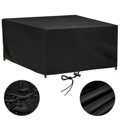 Abdeckung Gartenmöbel Winterfest 140x90 Gartenmöbel Abdeckung Wasserdicht Multi Größe Abdeckplane Gartenmöbel Gartentisch Abdeckung Schutzhülle Gartenmöbel Abdeckhaube für Möbelsets, 140x90x60cm von rngcpto
