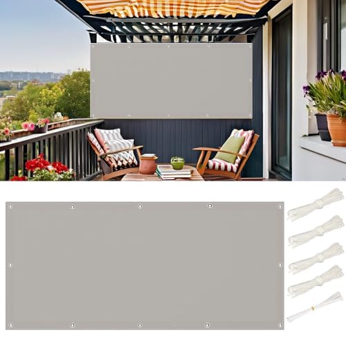 Balkon Sichtschutz Ohne Bohren Sonnensegel 1.5x4.3m Wasserdicht, Multi Farbe und Größe Segeltuch Rechteckig mit ösen Sonnenschutz 1.5x4.3M Schattierungsnetz inkl Befestigungsseile, Hellgrau Balkon Sichtschutz Ohne Bohren Sonnensegel 1.5x4.3m Wasserdicht, Multi Farbe und Größe Segeltuch Rechteckig mit ösen Sonnenschutz 1.5x4.3M Schattierungsnetz inkl Befestigungsseile, Hellgrau von rngcpto