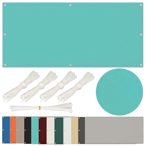 Sonnensegel 1.5x2m, Sonnensegel Wasserdicht Rechteckig mit ösen Nach Maß Sonnenschutz Balkon Sonnensegel Terrasse Ohne Bohren, Segeltuch für Terrasse Garten UV Schutz, Schwer, Himmelblau Sonnensegel 1.5x2m, Sonnensegel Wasserdicht Rechteckig mit ösen Nach Maß Sonnenschutz Balkon Sonnensegel Terrasse Ohne Bohren, Segeltuch für Terrasse Garten UV Schutz, Schwer, Himmelblau von rngcpto