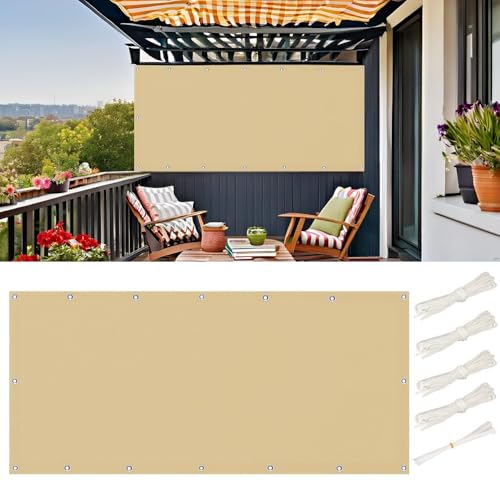 Sonnensegel 2x2m Wasserdicht Rechteckig Multi Farbe und Größe Sonnensegel Balkon Segeltuch Sonnenschutz Markise mit Ösen und Kordel für Balkon Terrasse Garten, UV Schutz, Schwer, Sand Beige Sonnensegel 2x2m Wasserdicht Rechteckig Multi Farbe und Größe Sonnensegel Balkon Segeltuch Sonnenschutz Markise mit Ösen und Kordel für Balkon Terrasse Garten, UV Schutz, Schwer, Sand Beige von rngcpto