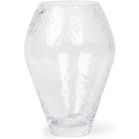 Vase Crushed Glass small clear von ro collection