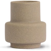 Vase Hurricane Ceramic light stone 10 cm H von ro collection