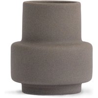 Vase Hurricane Ceramic dark stone 15 cm H von ro collection