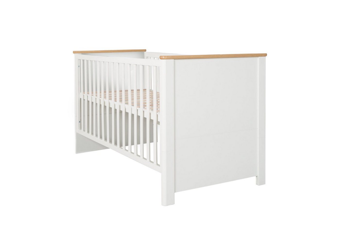 roba® Babybett Ava, Gitterbett, höhenverstellbar & umbaubar zum Juniorbett von roba®