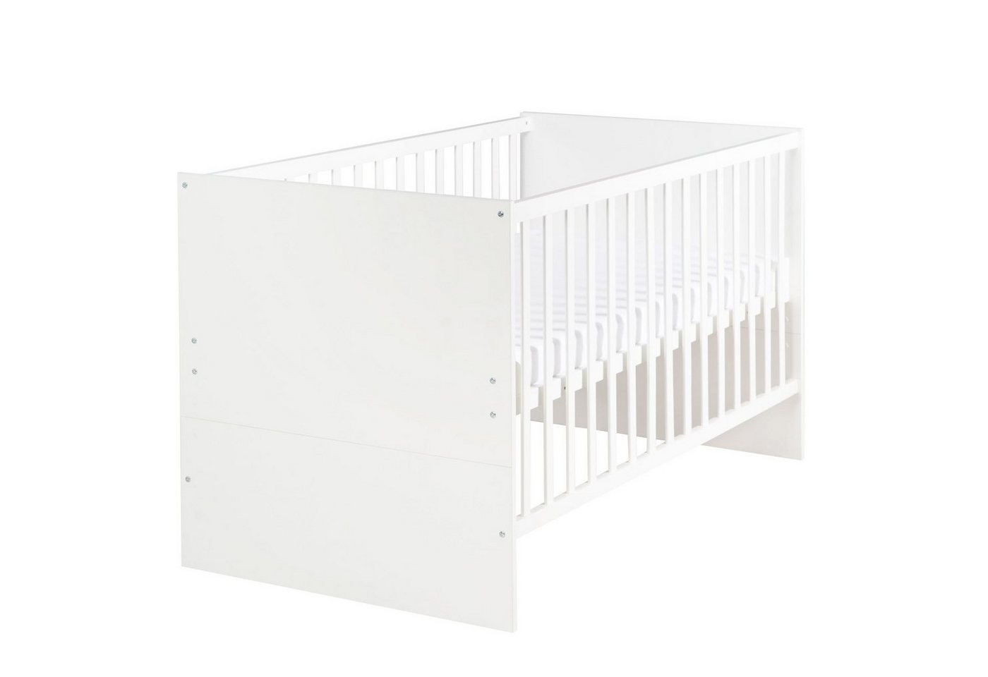 roba® Babybett Babybett roba ANTON BHT 78.50x80x142 cm weiß Kinderbett Sprossenbett von roba®